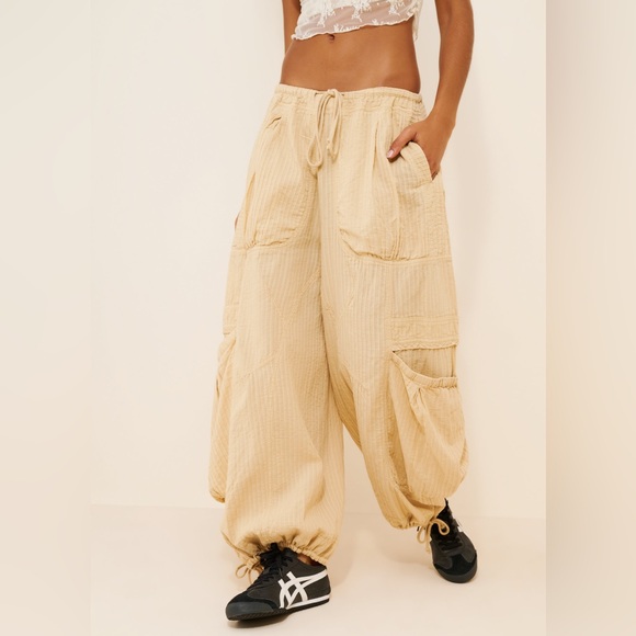 Free People Pants - Free People Rush Effect Parachute Pants NWT